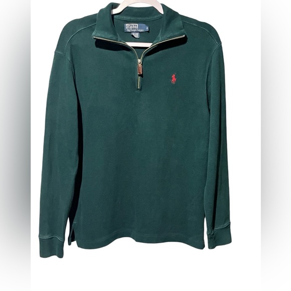 Ralph Lauren Polo Men’s Mesh-Knit Cotton Quarter-Zip
Sweater Size Small - Picture 4 of 7